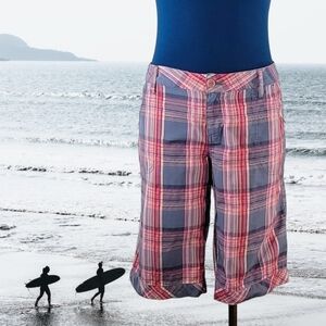 Volcom Plaid Bermuda Shorts Junior Size 11